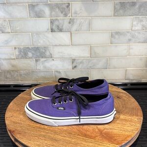 Vans Authentic Purple Canvas Sneakers